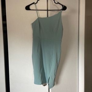 Mint green dress